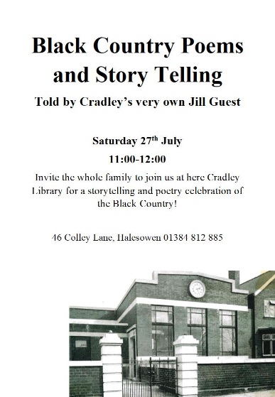 Cradley Library - Black Country Poems and Storytelling